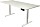 Kerkmann Move 1 1800x800mm, weiß/weiß, Sitz-Steh-Schreibtisch (3605)