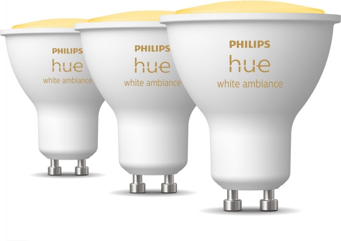 Philips Hue White Ambiance 350 GU10 5W, 3er-Pack