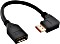 InLine DisplayPort/DisplayPort 1.4 kabel przedłużający łamany w prawo, 0.15m (17159R)