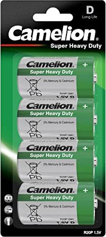 Camelion Super Heavy Duty Mono D, 4er-Pack