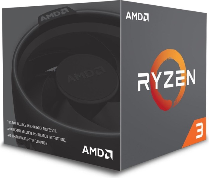 AMD Ryzen 3 1200, 4C/4T, 3.10-3.40GHz, boxed