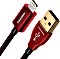 Audioquest Cinnamon USB-A/Lightning przewód, 1.5m czerwony
