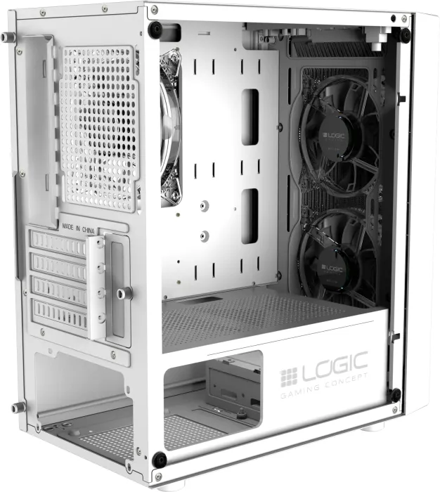 Logic Concept Atos ARGB Mini White, Glasfenster