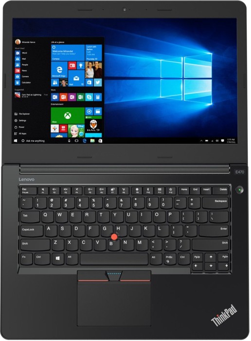 Lenovo ThinkPad E470, Core i7-7500U, 8GB RAM, 256GB SSD, GeForce 940MX, DE