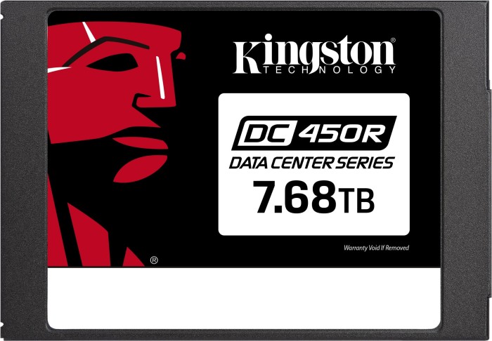 Kingston DC450R Data Center Series Read-Centric SSD 7.68TB, SATA