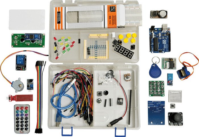 Arduino Uno Rev.3 TH, kompatible, Starter Kit (verschiedene Hersteller)