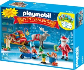 playmobil Weihnachten - Adventskalender Weihnachtsmann beim Geschenke packen