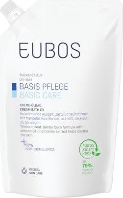 Eubos podstawowa pielęgnacja krem kąpiel olejowa napełnienie, 400ml