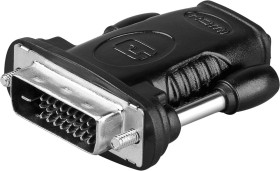 Wentronic Goobay HDMI [Buchse] auf DVI-D [Stecker] Adapter schwarz, bulk