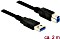 DeLOCK USB-A 3.0 [Stecker] auf USB-B 3.0 [Stecker] Adapterkabel, 2m (85068)