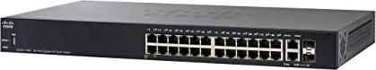 Cisco SG250 Rack Gigabit Smart switch, 24x RJ-45, 2x RJ-45/SFP, 100W PoE+