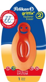 Pelikan eraser griffix R1OB orange, blister
