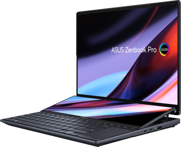 ASUS ZenBook Pro 14 Duo OLED UX8402ZE-M3167X, Tech Black, Core i9-12900H, 32GB RAM, 1TB SSD, GeForce RTX 3050 Ti, DE