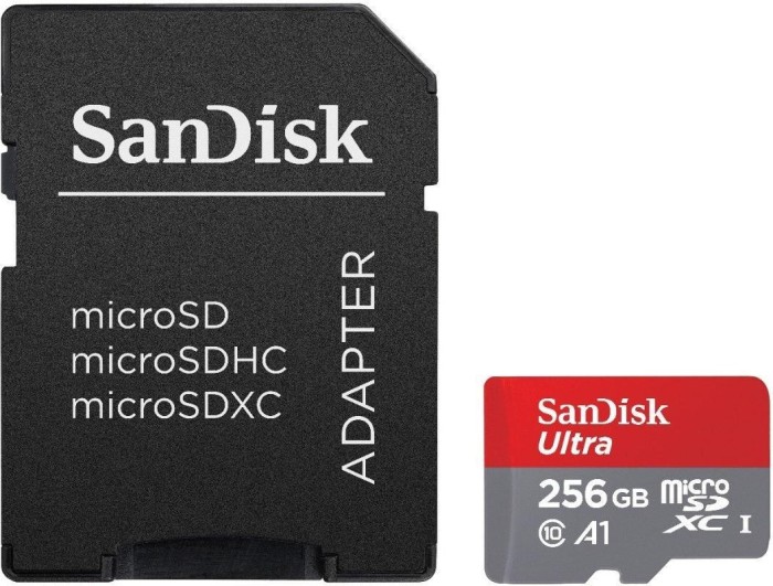 SanDisk Ultra R100 microSDXC 256GB Kit, UHS-I U1, A1, Class 10