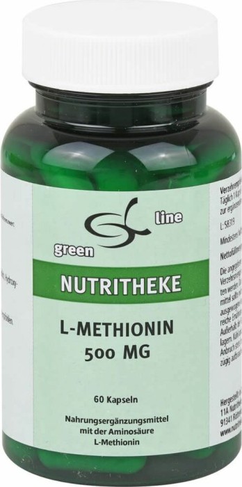 11A Nutritheke L-Methionin 500mg Kapseln