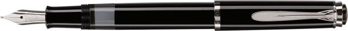 Pelikan Classic M205 schwarz/silber, rechte Hand, extra fein, Geschenkbox