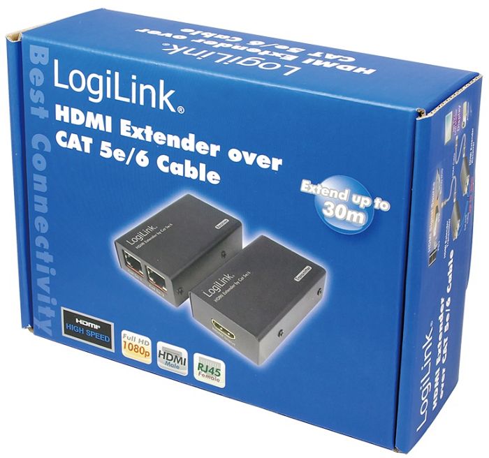 LogiLink Video Extender HDMI ponad CAT5 do 30 Meter