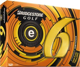 Bridgestone Golf e6, yellow, 12 pieces