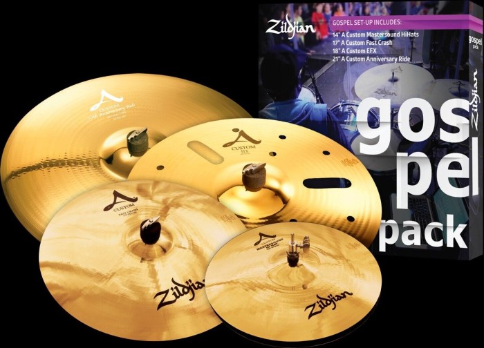 Zildjian A Custom Cymbal zestaw Gospel Pack