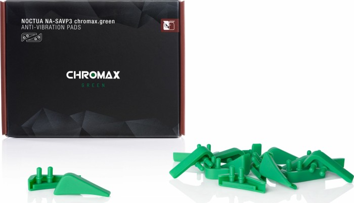 Noctua NA-SAVP3 chromax.green Anti-Vibrations-pady do NF-A15, zielony, sztuk 16