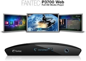 Fantec P3700 Web Media Player, USB 3.0/Gb LAN