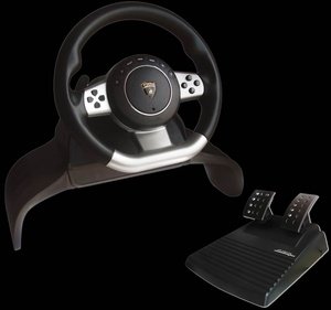 Raptor Gaming Gallardo Steering Wheel Lamborghini, USB (PC/PS2/PS3)