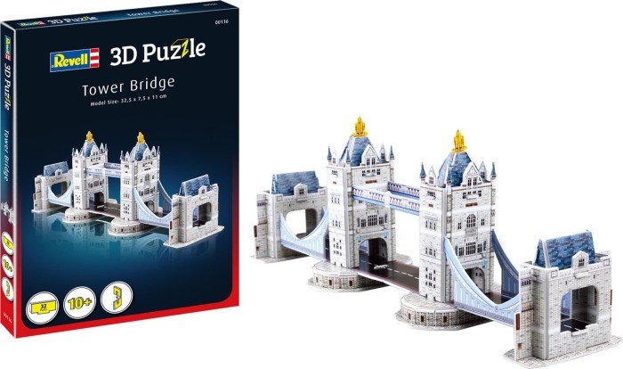 Revell 3D Puzzle Building Kit - Tower Bridge 3D Puzzle