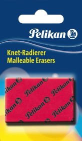 Pelikan Knet-eraser GE20 colours sorted, blister