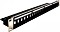 DeLOCK Patchpanel für RJ-45 Keystone Module 19", schwarz, 24-Port, 1HE (66865)