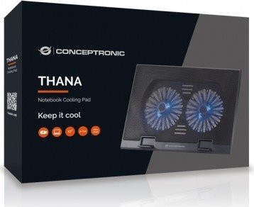 Conceptronic Thana 02B chłodzenie do 17"