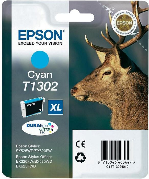 Epson Tinte T1302 cyan