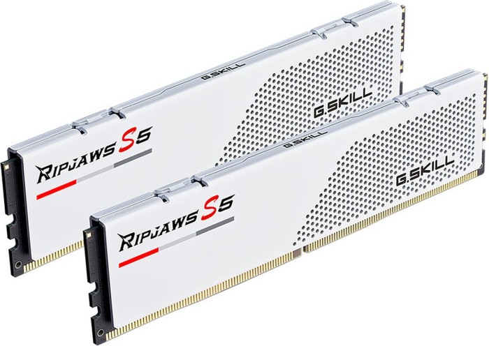 G.Skill Ripjaws S5 weiß DIMM Kit 32GB, DDR5-5200, CL36-36-36-83, on-die ECC