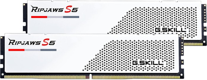 G.Skill Ripjaws S5 weiß DIMM Kit 32GB, DDR5-5200, CL36-36-36-83, on-die ECC