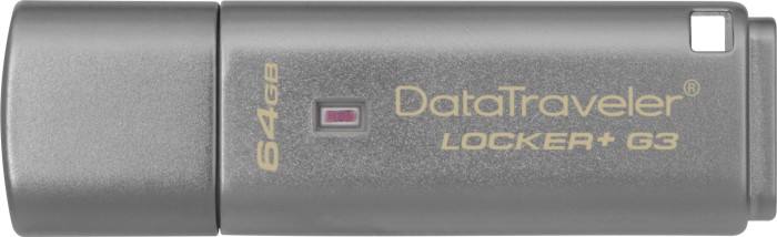 Kingston DataTraveler Locker+ G3 64GB, USB-A 3.0
