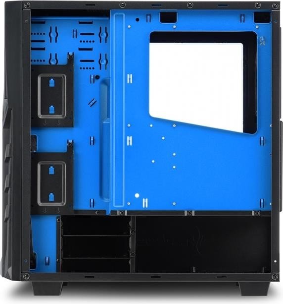 Sharkoon DG7000 niebieski, okienko akrylowe