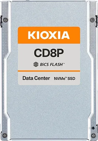 KIOXIA CD8P-V Data centralny - 3DWPD Mixed Use SSD 1.6TB, 2.5" / U.3 / PCIe 5.0 x4