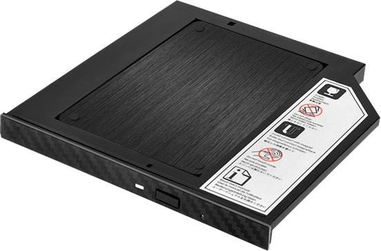 SilverStone externes 5.25" Gehäuse Ultraslim für optische Laufwerke oder SSD, USB 2.0