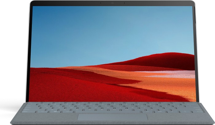 Microsoft Surface Pro X SQ2 Platin, 16GB RAM, 512GB SSD, LTE, Business + Surface Pro X Signature Keyboard Eisblau, Surface Slim Pen Bundle