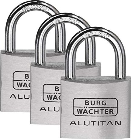 Burg-Wächter Trio 770 40 Alutitan, 6.5mm, 64mm, 3er-Set