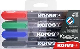 Kores K-Marker XP2 Permanentmarker sortiert, 4er-Set
