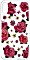 Peter Jäckel OHLALA! Back Cover für Apple iPhone X/XS Pink Rose (17278)