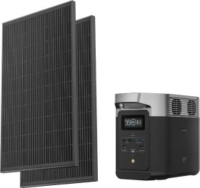 EcoFlow DELTA 2 Power Station Solargenerator Bundle mit 2x 100W Solarpanel