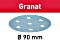 Festool Granat STF D90/6 P80 GR/50 90mm K80, 50er-Pack (497365)