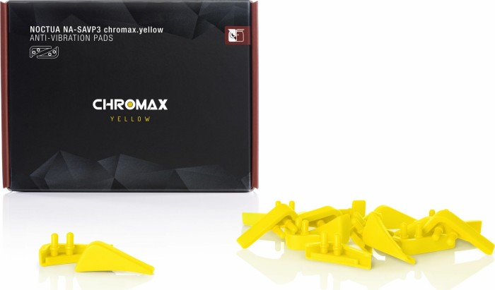 Noctua NA-SAVP3 chromax.yellow Anti-Vibrations-pady do NF-A15, żółty, sztuk 16