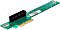 DeLOCK Riser Card PCI Express x4 > x4, 90° links gewinkelt, 1HE (89103)