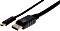 Manhattan USB-C wtyczka na DisplayPort wtyczka kabel przejściówka, 1m (152471)