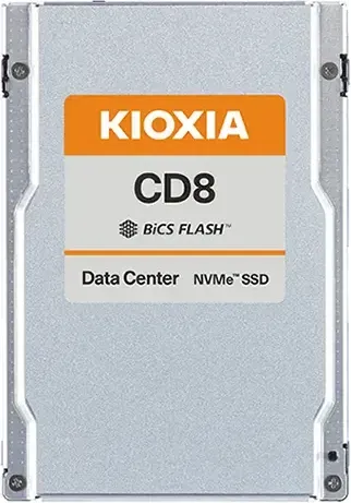 KIOXIA CD8-R Data centralny - 1DWPD Read Intensive SSD 7.68TB, SIE, 2.5" / U.2 / PCIe 4.0 x4