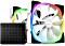 NZXT Aer RGB 2 Starter Kit, Matte White, weiß, LED-Steuerung, 140mm, 2er-Pack (HF-2814C-TW / HF-2814C-DW)