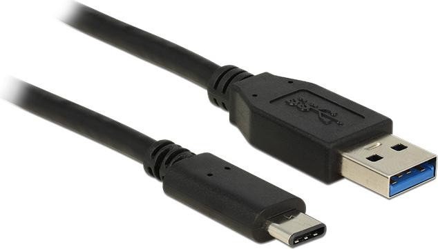 DeLOCK USB 3.1 Adapterkabel, USB-C 3.1 [Stecker]/USB-A 3.1 [Stecker] schwarz, 1m