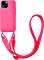 Vivanco Necklace Cover für Apple iPhone 13 Mini pink (62932)